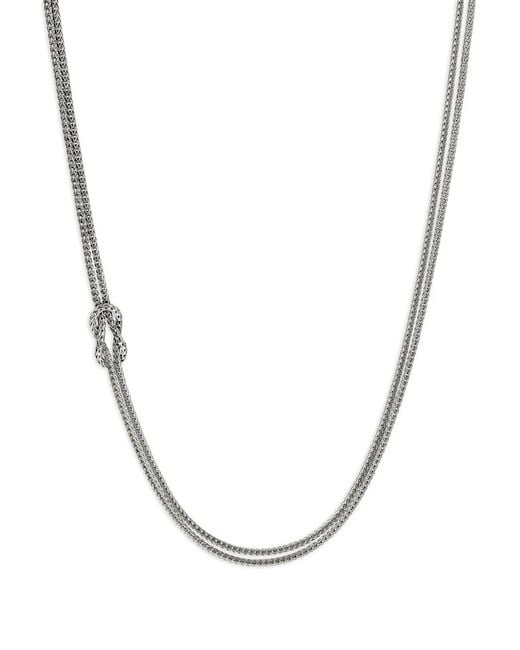 John Hardy Metallic Love Knot Necklace