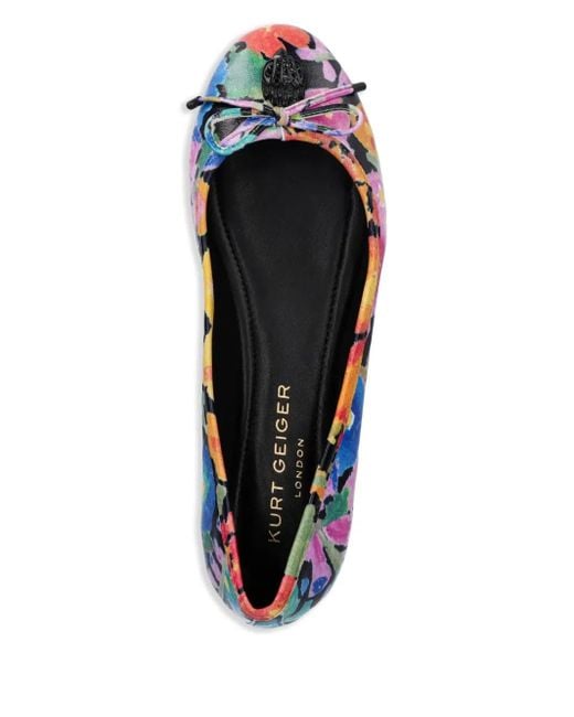 Kurt Geiger Eagle Ballerina's in het White