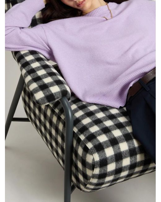 Woolrich Trui Met Ronde Hals in het Purple