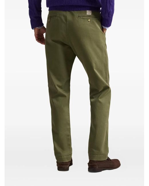 Polo Ralph Lauren Green Cotton Chino Trousers for men