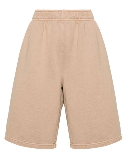 Prada Natural Faded-effect Mid-length Shorts