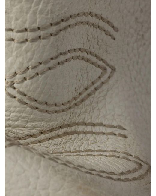 Prada Brown Buckle-Detail Stitched Loafers for men