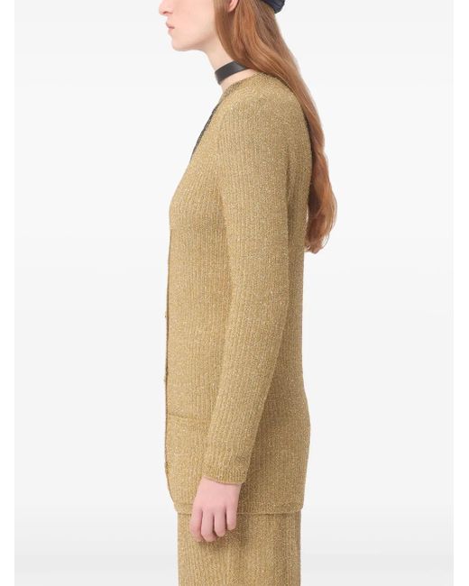 Valentino Garavani Natural Buttoned Cardigan