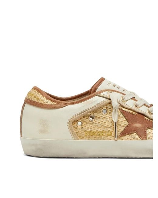 Golden Goose Deluxe Brand Natural Super-Star Sneakers