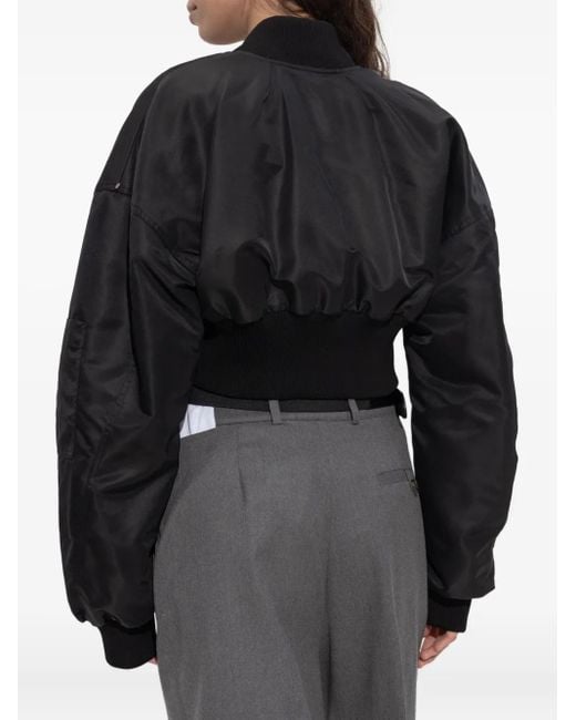Sportmax Black Bomber Jackets