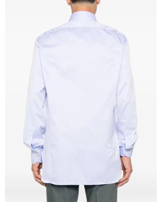 Kiton Button-Down Overhemd in het White voor heren