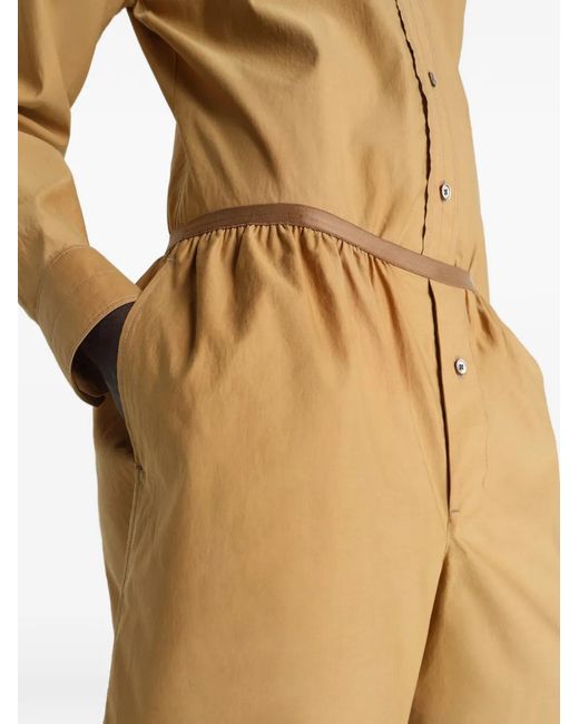 Lemaire Natural Boxed Shorts