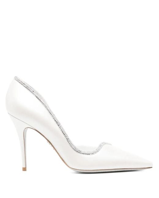 Rene Caovilla White 105 Mm Onda Pumps