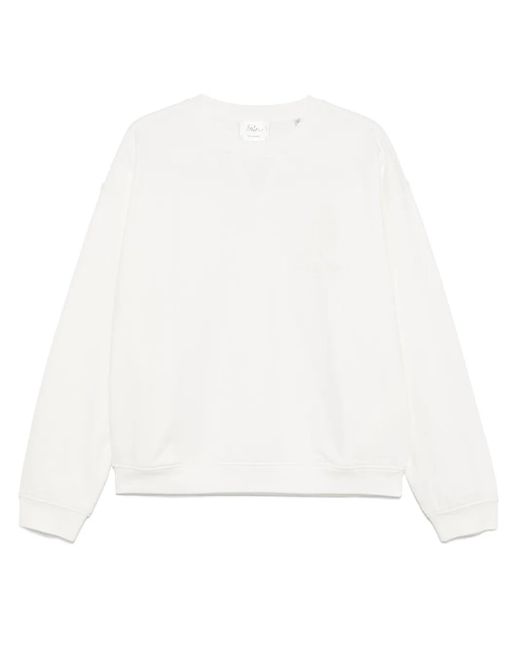 Sudadera con logo bordado FRAME de hombre de color White