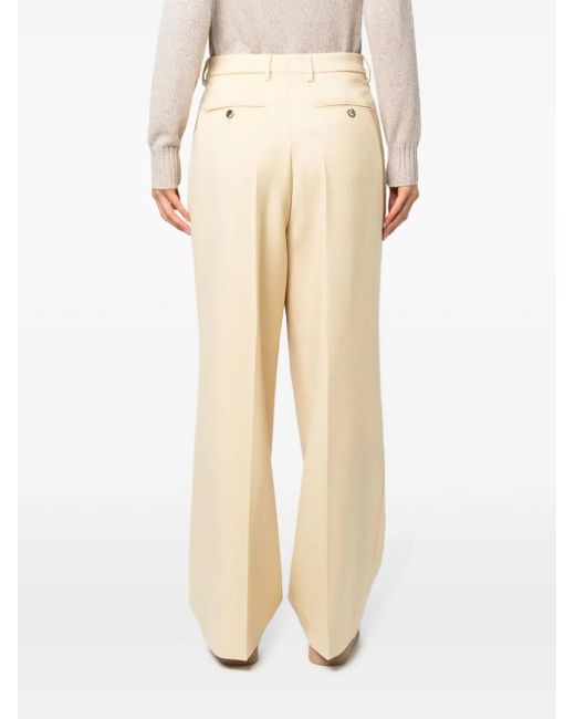 Pantalones De Vestir Anchos AMI de color Natural