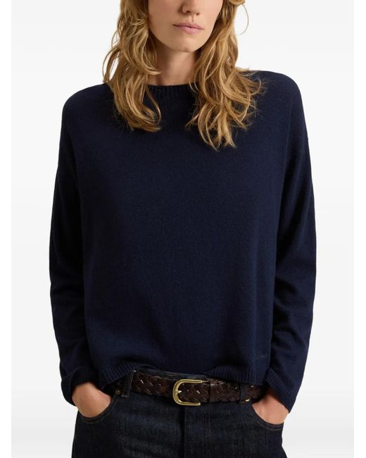 Woolrich Blue Crew-Neck Sweater