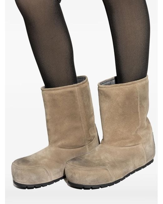 Balenciaga Natural Dumbo Distressed Boots for men