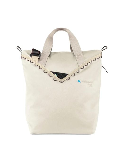 Klattermusen White Baggi Tote Bag for men
