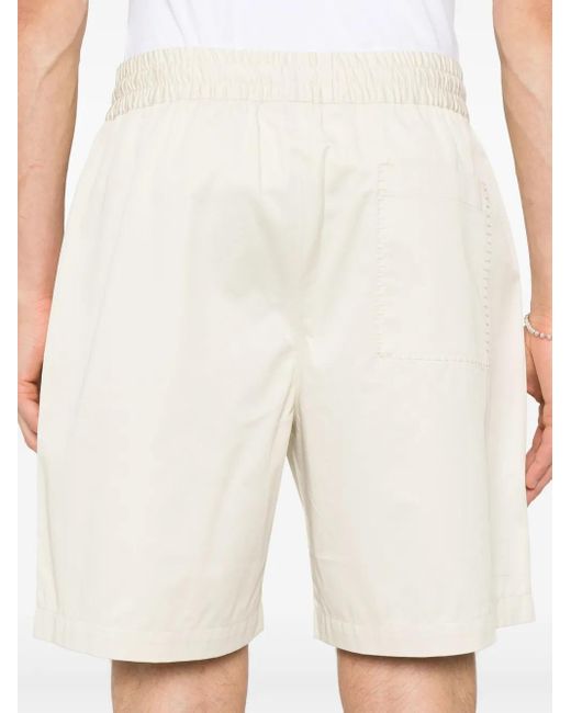 Axel Arigato Natural Stitch Embroidered Shorts for men