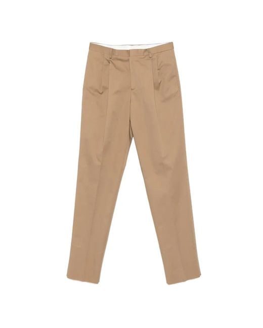 Lardini Natural Patimur Pleated Trousers for men