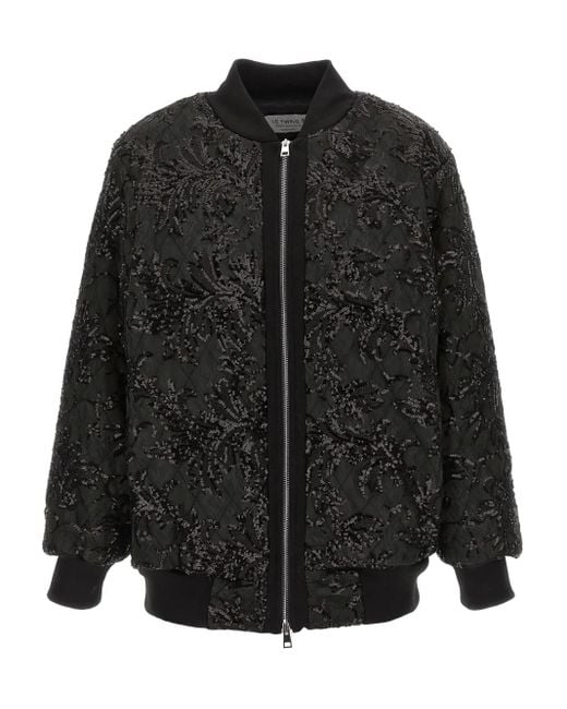 Le twins Black Belluno Bomber Jacket