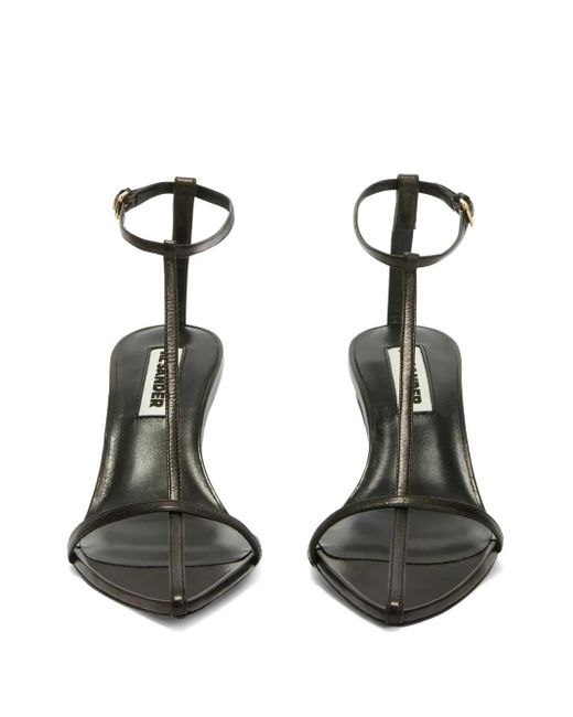 Jil Sander Black Sandals