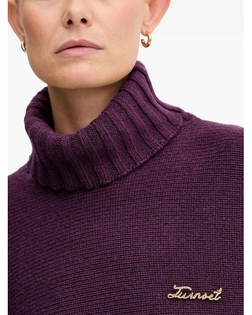 Pull À Logo Twinset en coloris Purple
