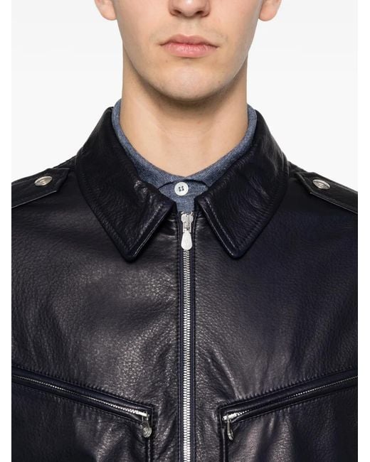 Chaqueta Con Cremallera Brunello Cucinelli de hombre de color Black