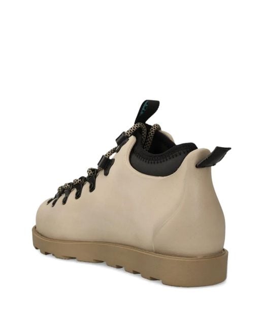 Native Eyewear Black Lace-Up Ankle Boots