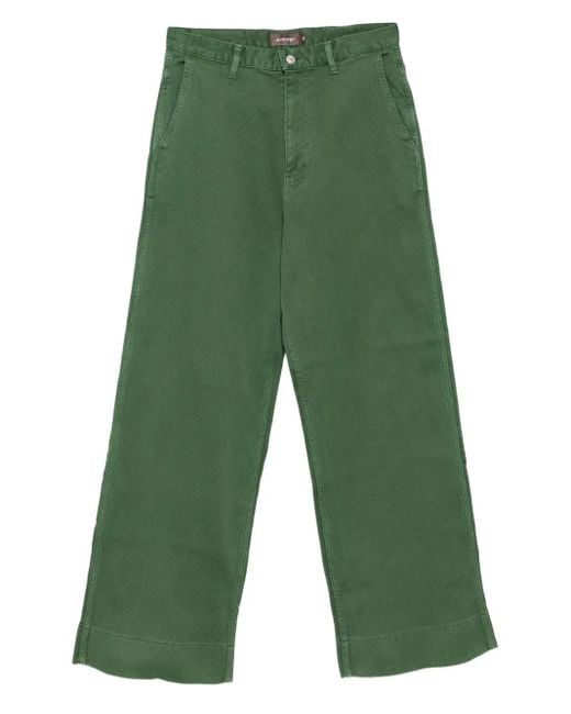 MASU Green Pique Trousers for men