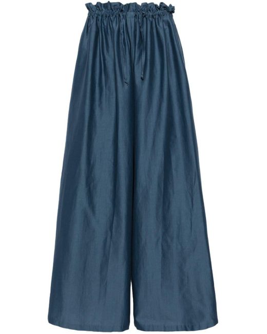 Societe Anonyme Blue Maxxxi Coulisse Wide-leg Trousers