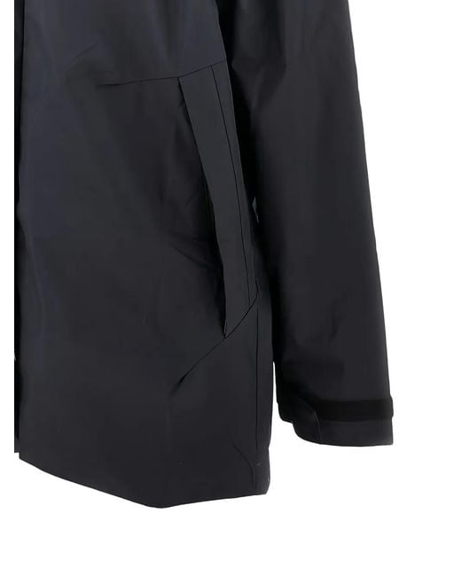 Oakley Black High-Neck Rain Coat for men