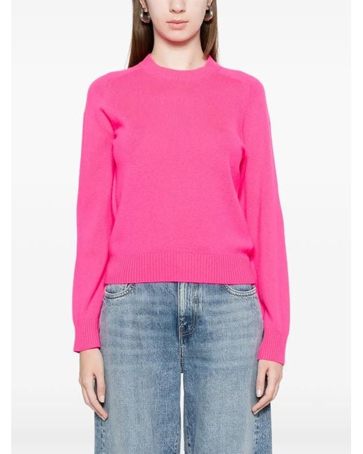 From Future Pink Crew-Neck Sweater