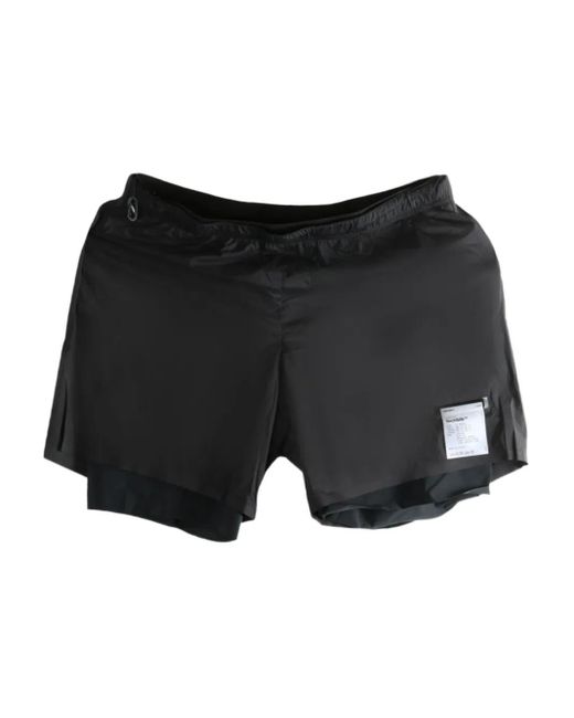 Satisfy TechSilkTM 5" layered shorts in Black für Herren