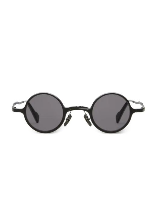 Kuboraum Black Z17 Round-Frame Sunglasses for men