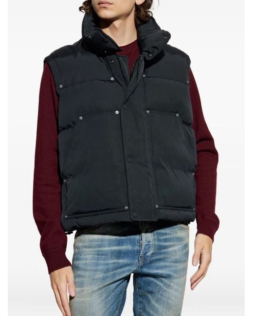 DSquared² Black Vest With Logo for men