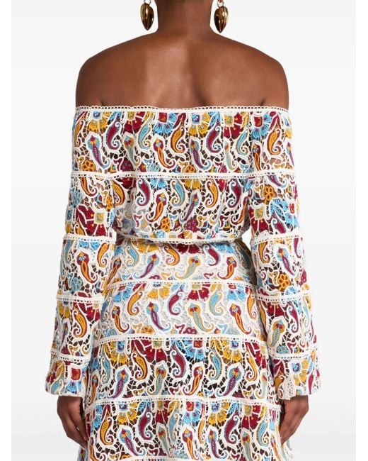 Etro ペイズリー トップ White