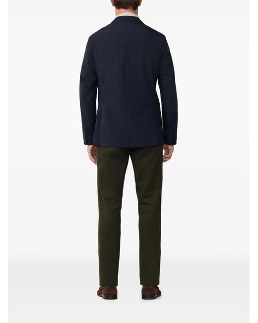 Hackett Blue Single-Breasted Lightweight Blazer for men