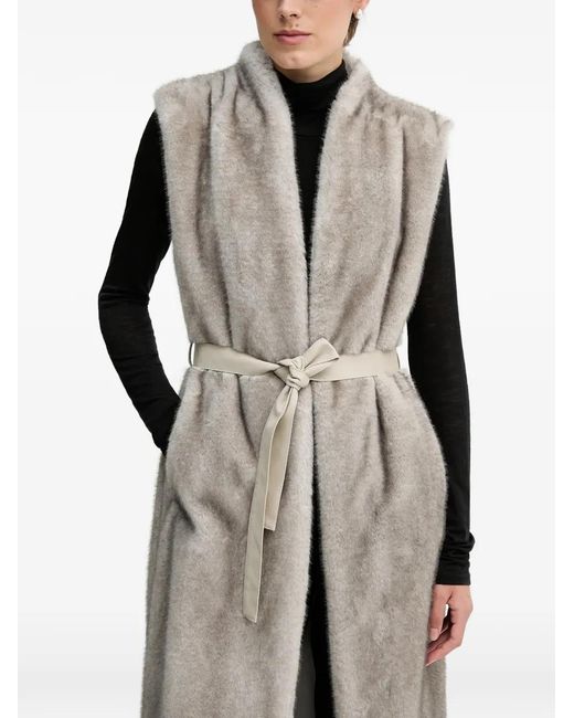 GAUDI White Tie Belt Jacket