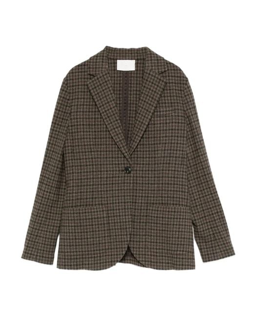 Blazer À Carreaux Circolo 1901 en coloris Brown