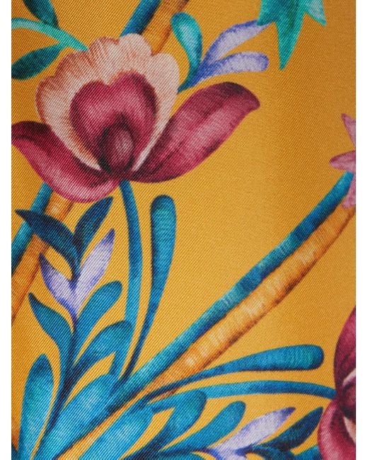 LaDoubleJ Orange Silk Palazzo Trousers