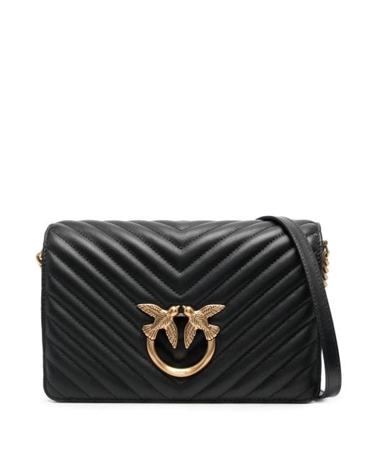 Pinko Black 'love Click Classic' Crossbody Bag