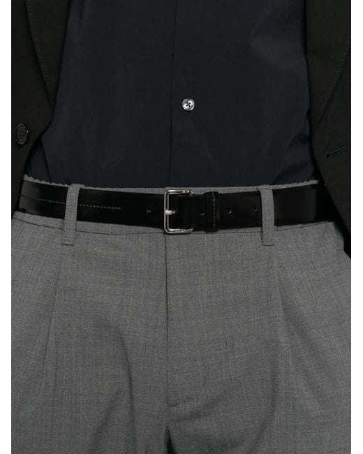 Herno Gray Pleated Pocket Trousers for men