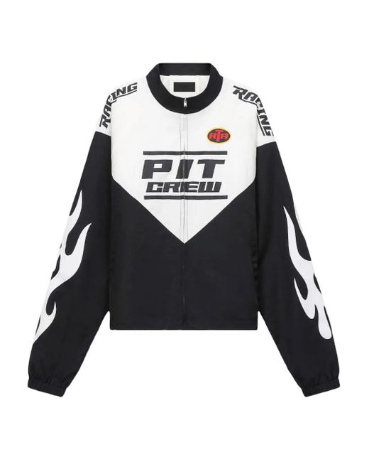 RTA Black Roland Bomber Jacket for men