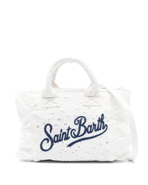 Mc2 Saint Barth White Colette Tote Bag