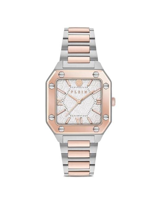Philipp Plein White Plein Edge 34Mm Watch