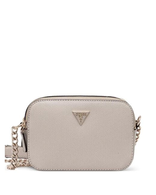 Guess Gray Sac À Bandoulière À Plaque Logo
