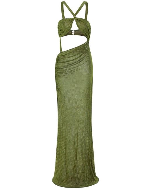 retroféte Green Liesel Embellished Dress