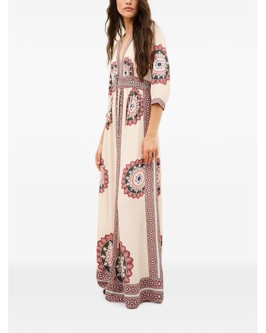 Ba&sh Pink Vere Maxi Dress