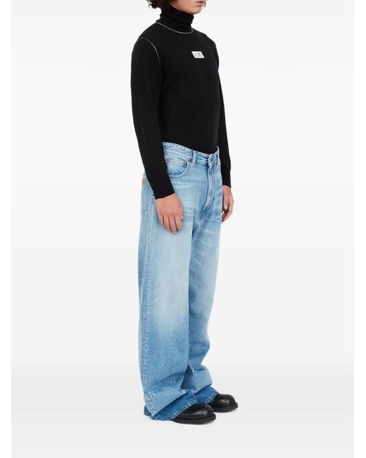 MM6 by Maison Margiela Blue Jean À Coupe Ample for men