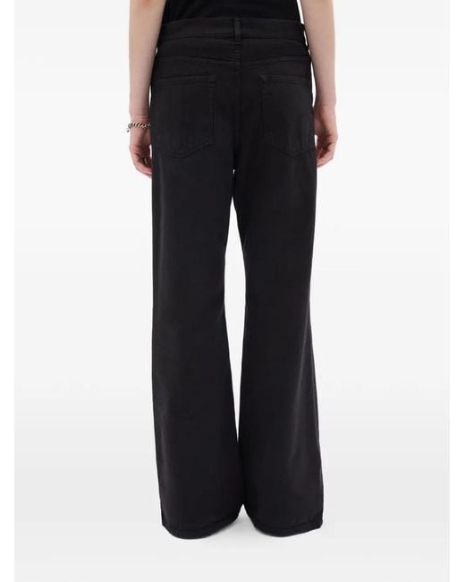 Ann Demeulemeester Black Genoveva Five-Pocket Jeans