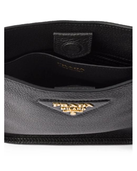 Prada Black Mini Leather Shoulder Bag