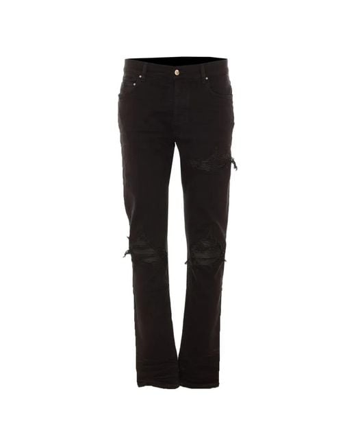 Amiri Black Mx1 Slim-Fit Jeans for men