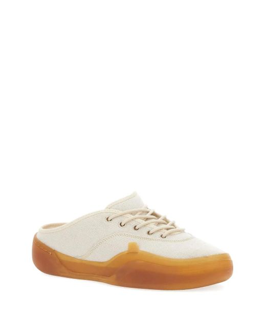 ERL White Skate Mules for men