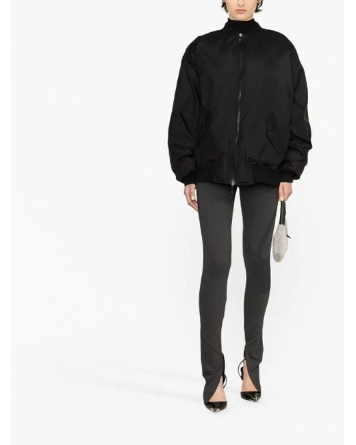 Wardrobe NYC Black Reversible Bomber Jacket